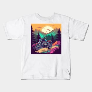 Riding Beyond Limits: Innovative Mountain Bike Styles for the Adventurous Spirit Kids T-Shirt